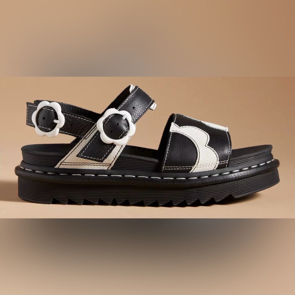 Dr. Martens Black and White  women’s Sandals